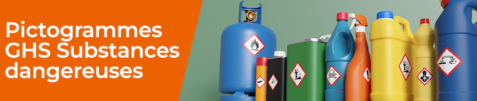 Pictogrammes GHS substances dangereuses