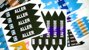 insertion d'un logo dans un marqueur de tuyauterie