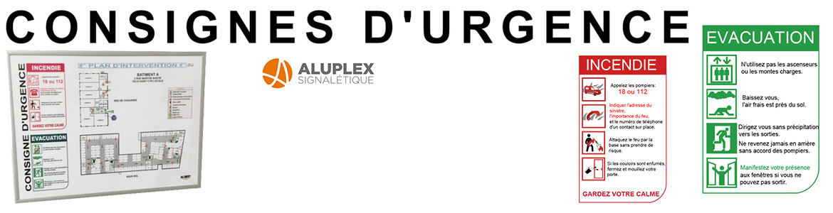 les consignes de sécurité incendie