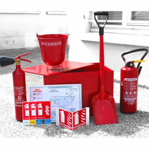 ssi extincteur sceau pelle bac a sable